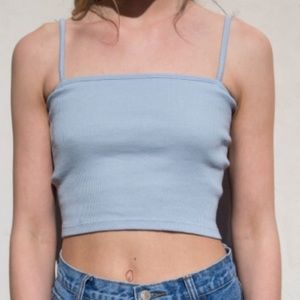 Brandy Melville | Tops | Brandy Melville Light Blue Spaghetti Strap Top |  Poshmark